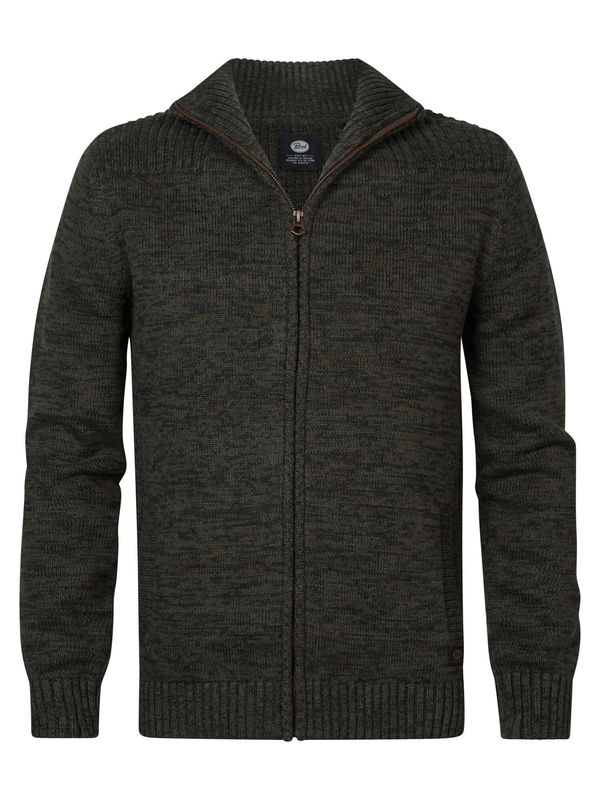 Petrol Industries Petrol Industries Плетена жилетка 'Woodstock'  тъмнозелено