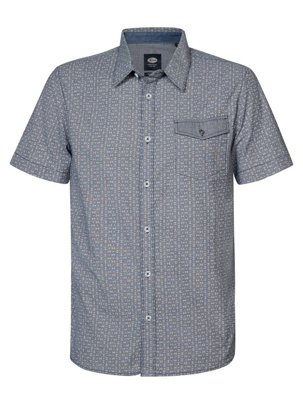 Petrol Industries Petrol Industries Риза  синьо / бяло