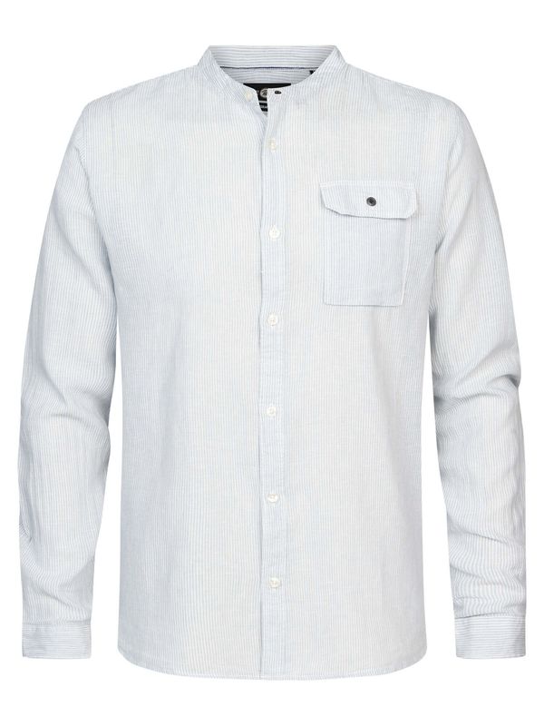 Petrol Industries Petrol Industries Риза  светлосиньо / бяло