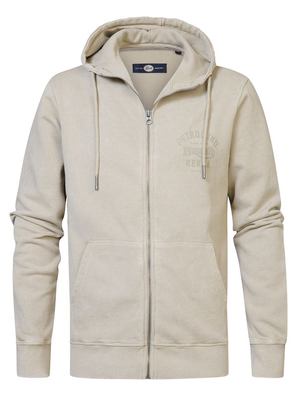 Petrol Industries Petrol Industries Суичъри с качулка  кремаво / опал