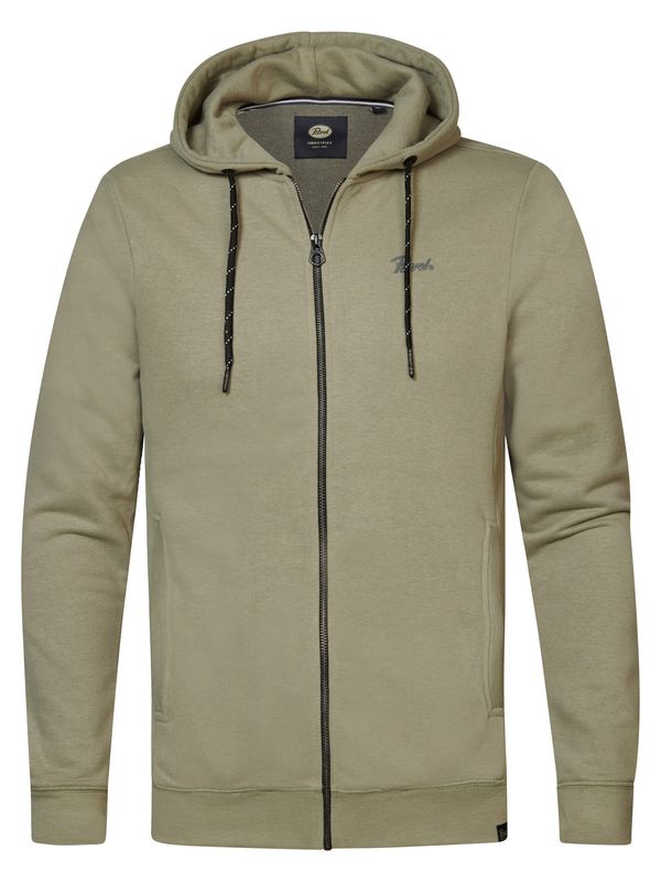 Petrol Industries Petrol Industries Суичъри с качулка  сиво / зелено / черно / бяло