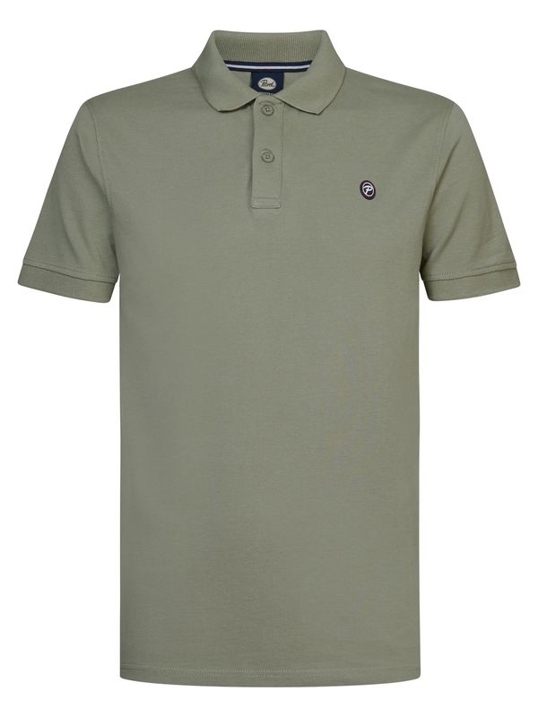 Petrol Industries Petrol Industries Тениска  пастелно зелено / черно / бяло