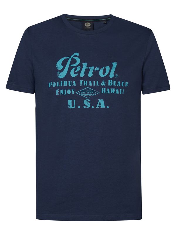 Petrol Industries Petrol Industries Тениска  синьо / тюркоазен