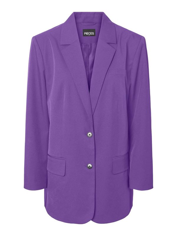 PIECES PIECES Блейзър  тъмнолилаво