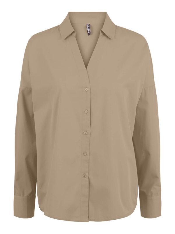 PIECES PIECES Блуза 'Anne'  пясъчен