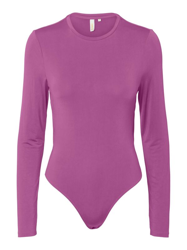 PIECES PIECES Блуза боди 'DAGMAR'  тъмнорозово