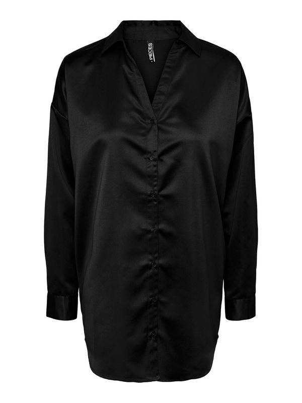 PIECES PIECES Блуза  черно