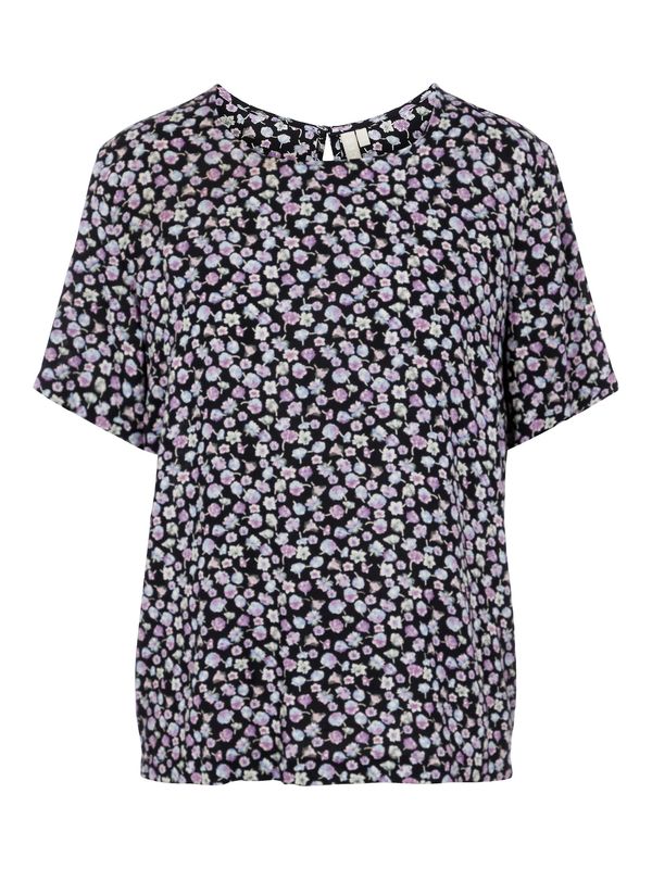 PIECES PIECES Блуза 'NYA'  лилав / черно / бяло