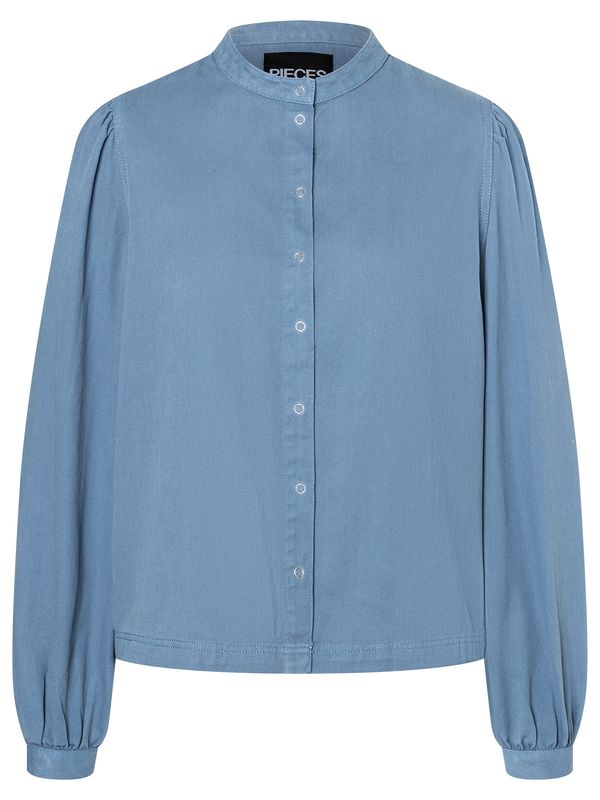 PIECES PIECES Блуза 'Pali'  светлосиньо