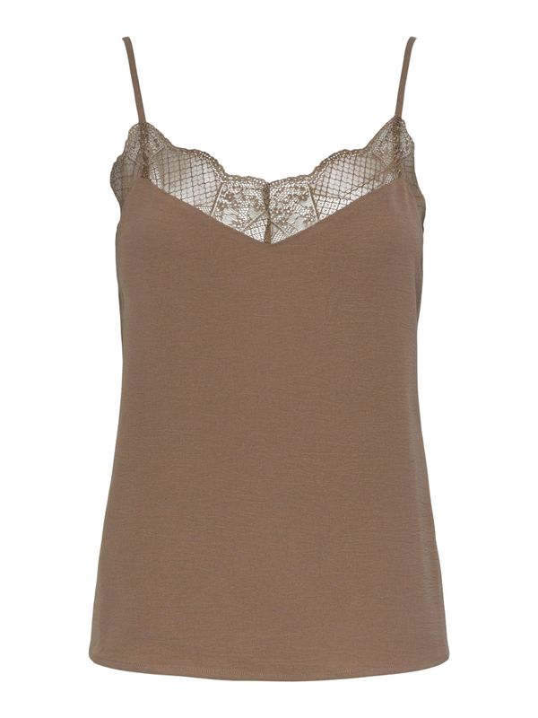 PIECES PIECES Блуза 'TIFFANY'  кафяво