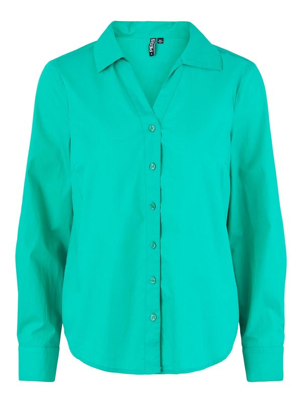 PIECES PIECES Блуза 'Vida'  нефритено зелено