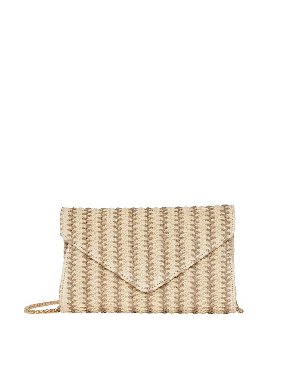 PIECES PIECES Чанта с презрамки 'METTE'  бежово / тъмнобежово