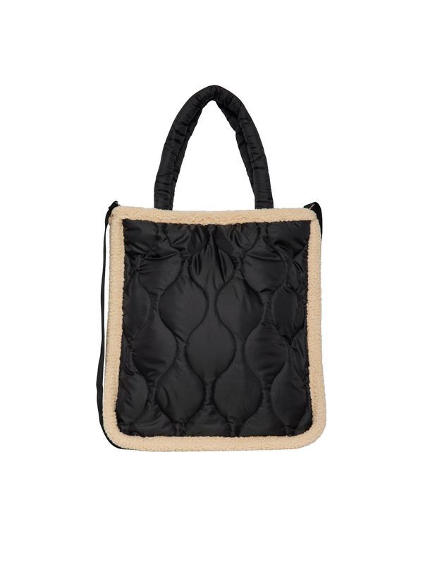 PIECES PIECES "Чанта тип ""Shopper""" 'NANNA'  бежово / черно