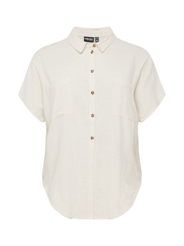 PIECES Curve PIECES Curve Блуза 'VINSTY'  бежово