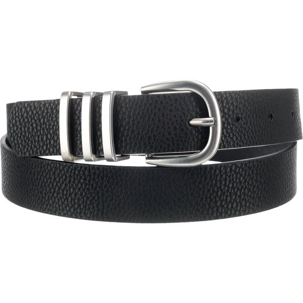 PIECES PIECES Колан  черно / сребърно