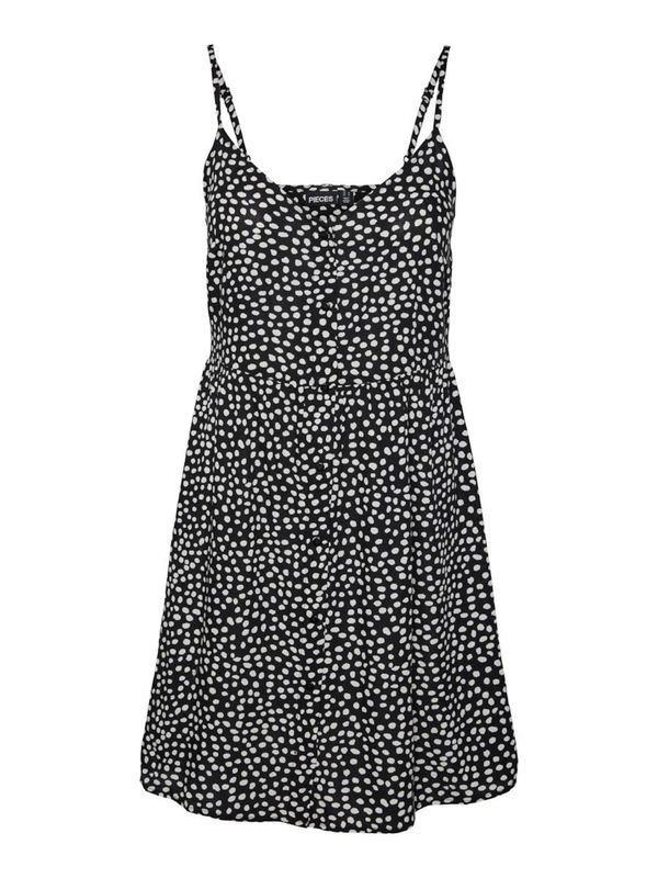 PIECES PIECES Лятна рокля  черно / бяло