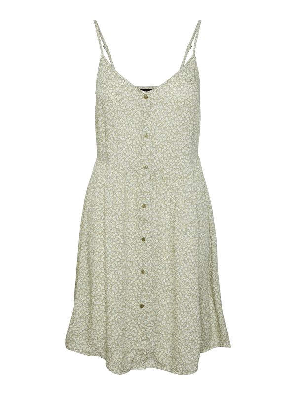 PIECES PIECES Лятна рокля 'Tala'  светлозелено / мръсно бяло