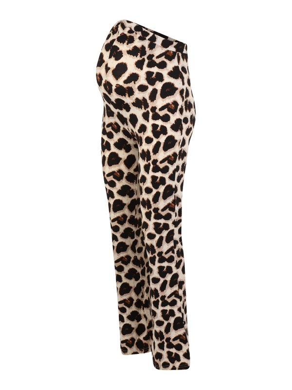 Pieces Maternity Pieces Maternity Панталон 'Nala'  кремаво / кафяво / черно