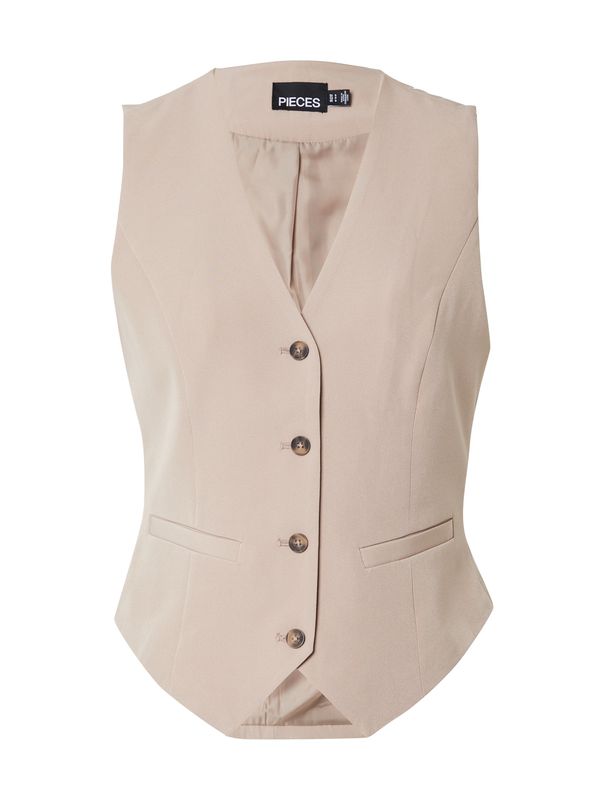 PIECES PIECES Мъжка елек за костюм 'BOXXY'  светлобежово
