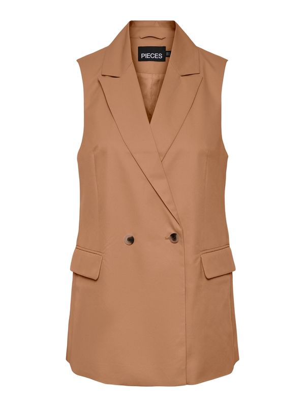 PIECES PIECES Мъжка елек за костюм 'Tally'  светлокафяво