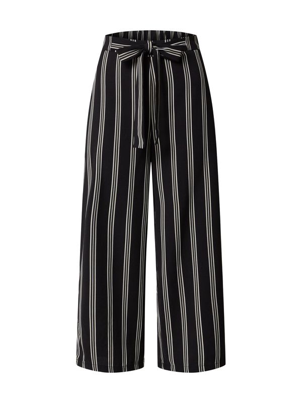 PIECES PIECES Панталон 'Ellie'  бежово / черно