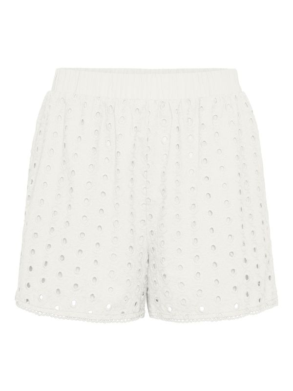 PIECES PIECES Панталон 'Højtaljede'  естествено бяло