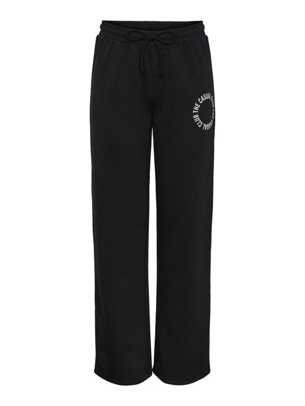 PIECES PIECES Панталон 'JYLLO'  черно / бяло