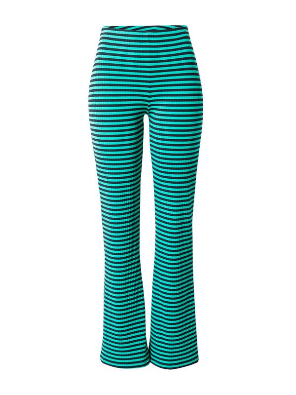 PIECES PIECES Панталон 'LAYA'  зелено / черно