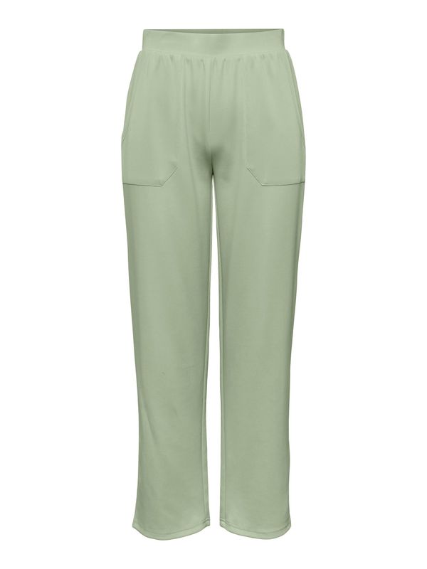 PIECES PIECES Панталон 'Line'  светлозелено