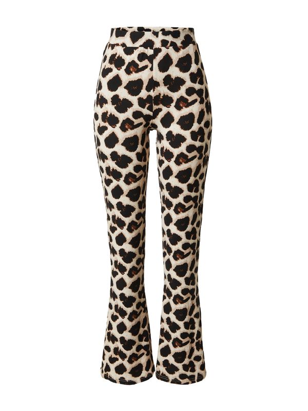 PIECES PIECES Панталон 'NALA'  бежово / кафяво / черно