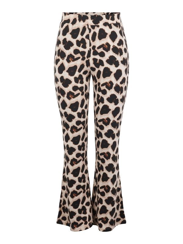 PIECES PIECES Панталон 'Nala'  телесен цвят / светлобежово / кафяво / черно