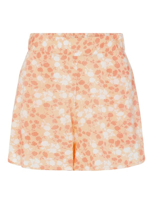 PIECES PIECES Панталон 'Nya'  кремаво / кайсия / бяло