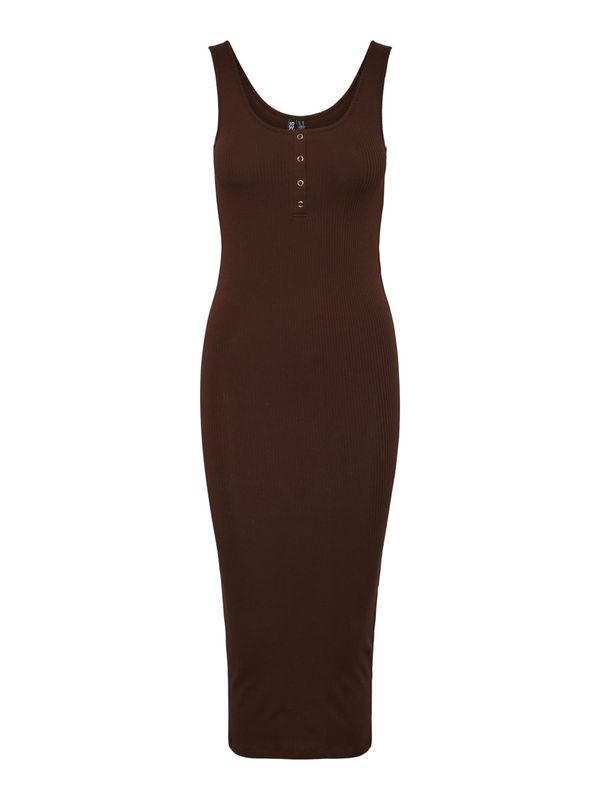 Pieces Petite Pieces Petite Рокля 'Kitte'  тъмнокафяво