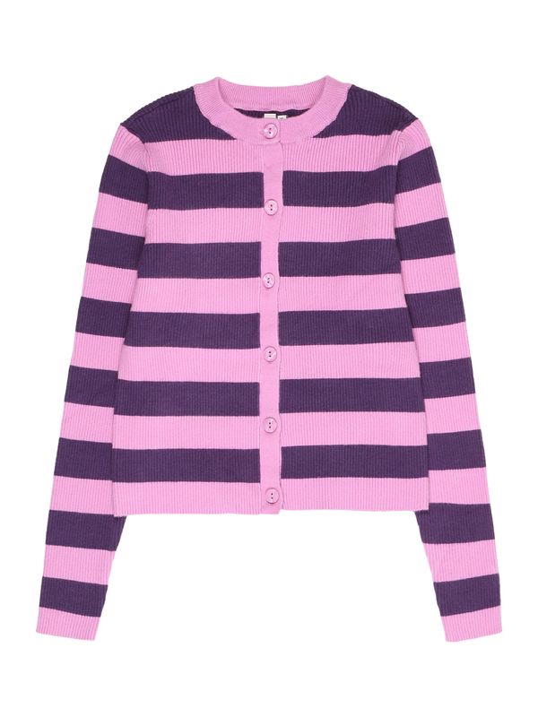 PIECES PIECES Плетена жилетка 'NUBA'  лилав / слива