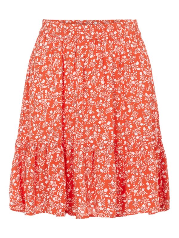 PIECES PIECES Пола 'Rebecca'  оранжево-червено / бяло