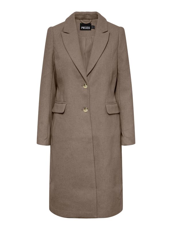 PIECES PIECES Преходно палто 'Bea'  кафяво
