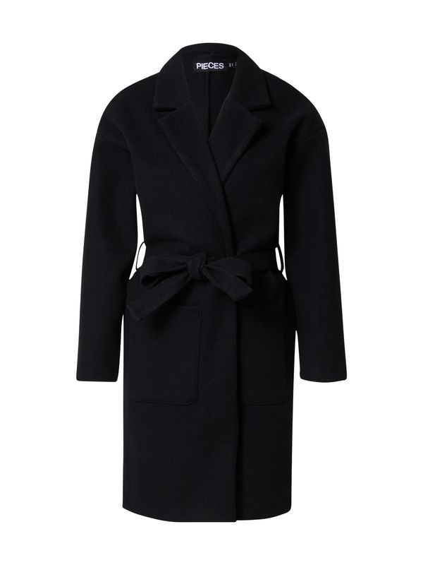 PIECES PIECES Преходно палто 'Jolene'  черно