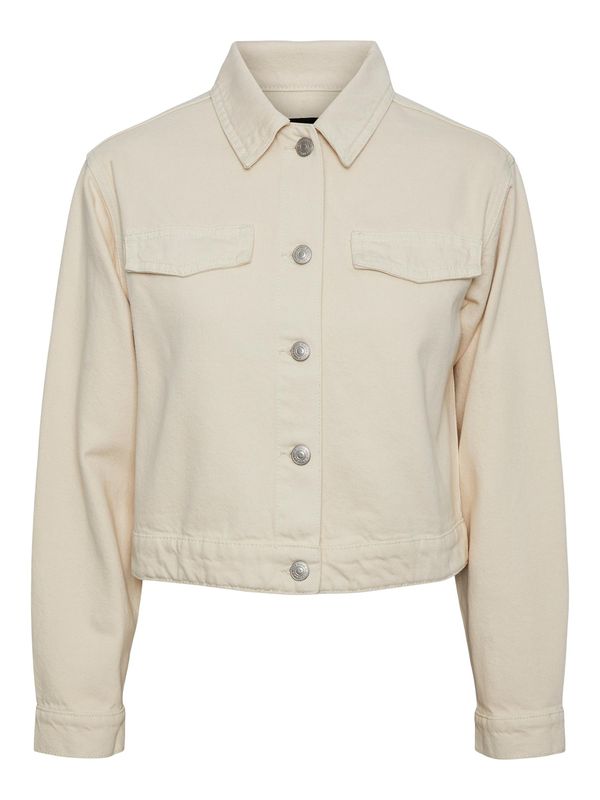 PIECES PIECES Преходно яке 'Tessie'  мръсно бяло