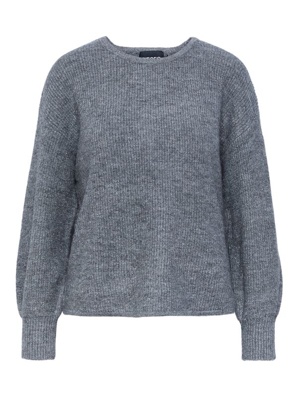 PIECES PIECES Пуловер 'CELIC'  сиво