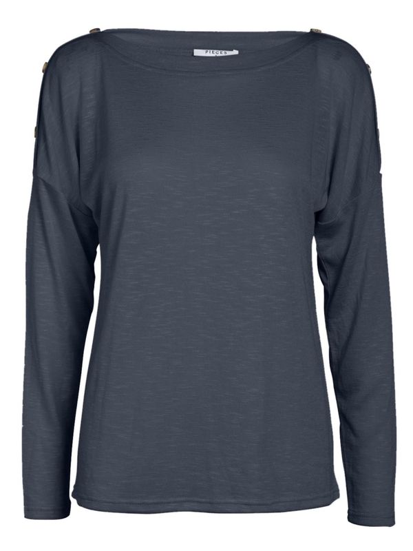 PIECES PIECES Пуловер  гълъбово синьо