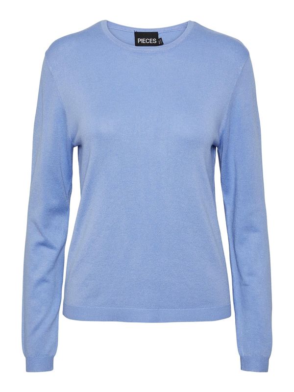 PIECES PIECES Пуловер 'SONJA'  светлосиньо