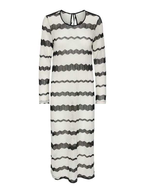 PIECES PIECES Рокля 'SUNNY'  черно / бяло