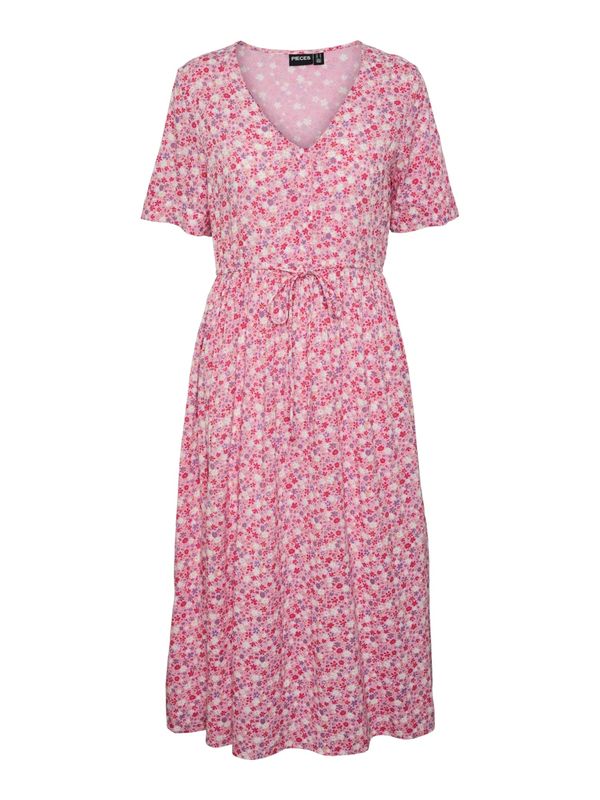 PIECES PIECES Рокля 'TALA'  лилав / розово / бледорозово / бяло