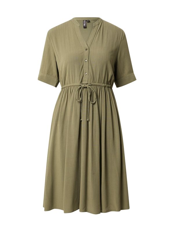 PIECES PIECES Рокля тип риза 'Otena'  каки