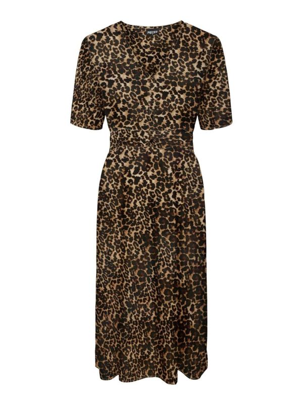 PIECES PIECES Рокля тип риза 'Tala'  кафяво