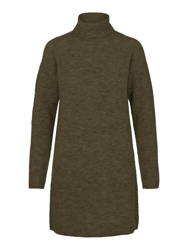 Pieces Tall Pieces Tall Плетена рокля 'ELLEN'  кафяво / маслина