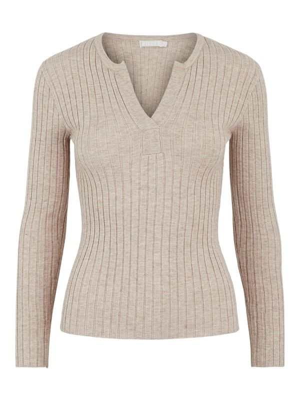 Pieces Tall Pieces Tall Пуловер 'Gilaya'  светлокафяво