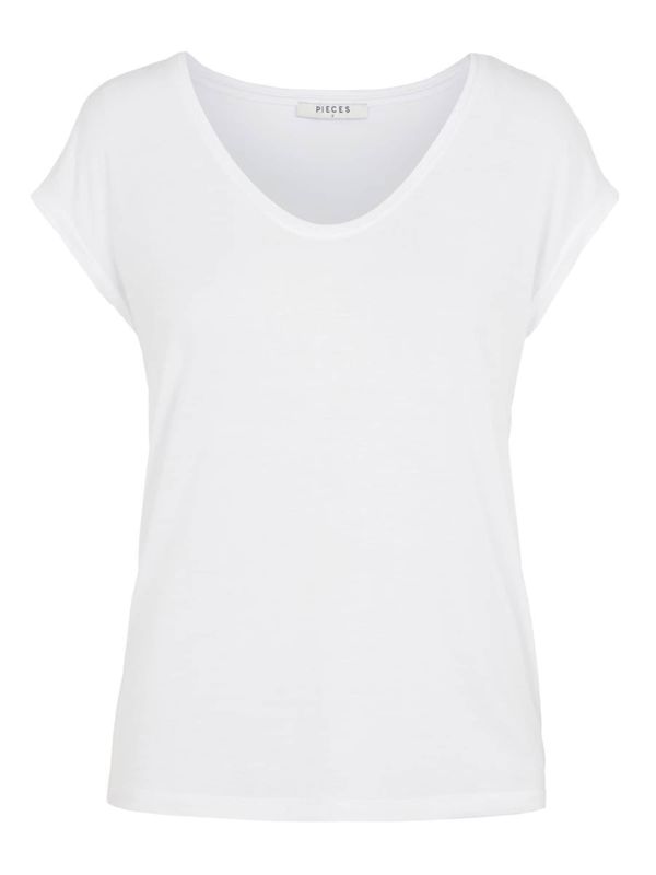 PIECES PIECES Тениска 'Billo'  бяло