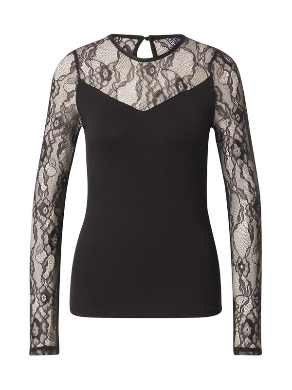 PIECES PIECES Тениска  черно