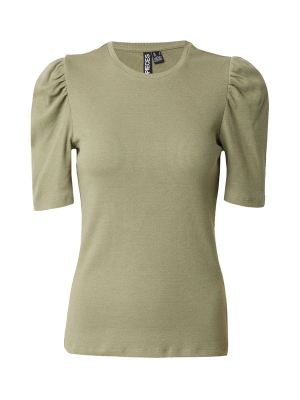 PIECES PIECES Тениска 'JANNA'  маслина